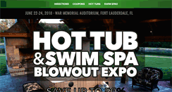 Desktop Screenshot of hottubshow.com